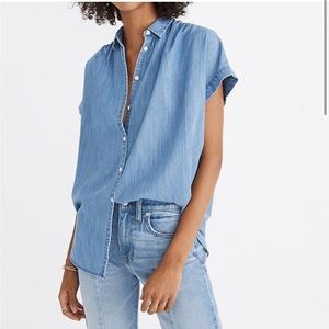 Madewell Central Chambray Shirt, Size XS